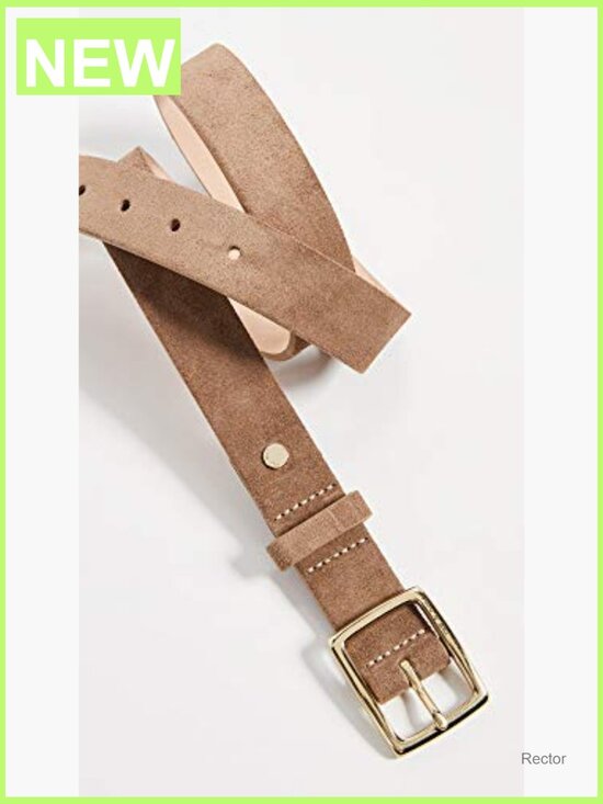 Boyfriend Belt Adjustable Buckle Suede Leather